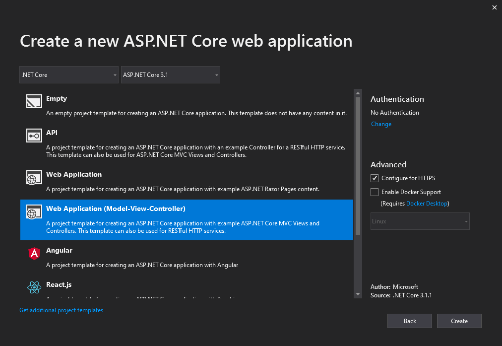 do i need to install asp.net core for visual studio for mac